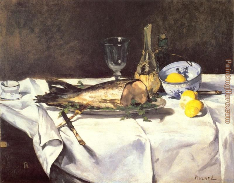 Edouard Manet The Salmon